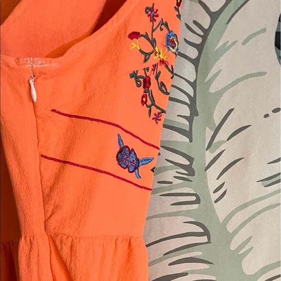 Hand dyed embroidered maxi dress - Picture 5 of 6